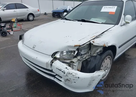 1993 Honda Civic Ex/Ex-V from USA, damaged, VIN JHMEH9696PS005872